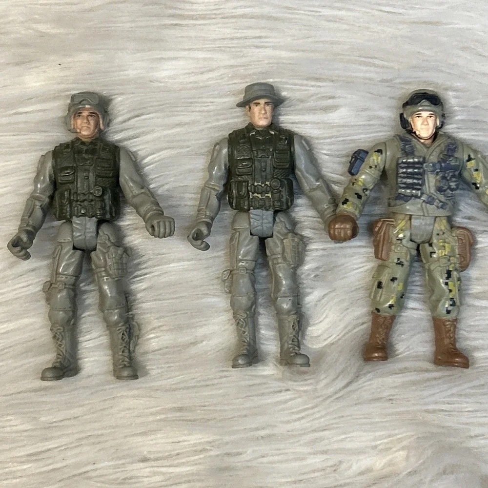 1:18 Blue Box Toys Elite Force Military Action Figures Chap Mei Corps GI Joe Mix